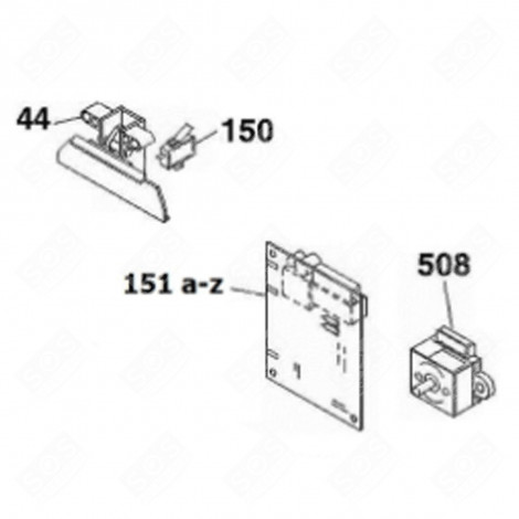 MODULO PROGRAMMATO (CODICE 151 A-Z) LAVASTOVIGLIE - 49028762