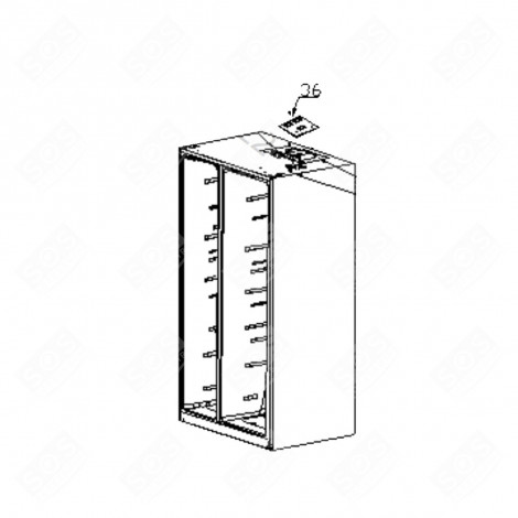 CARTA DI POTENZA (INDICATORE 36) FRIGORIFERO, CONGELATORE - FR000784