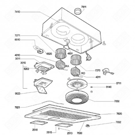 MOTORE ORIGINALE (CODICE 4011) CAPPA ASPIRANTE - 481236118561