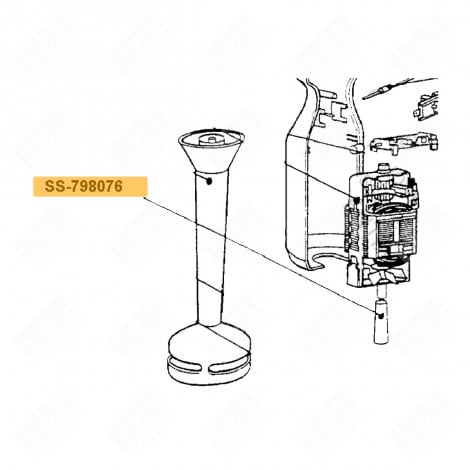 SUPPORTO LAMA (ORIGINALE) ROBOT DA CUCINA E CUOCITUTTO - SS-798076