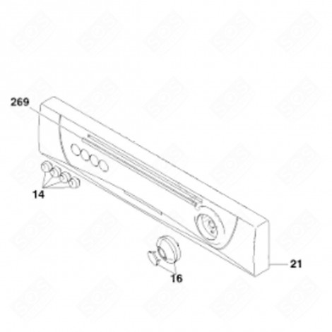 MANOPOLA TIMER (RIFERIMENTO 16) LAVASTOVIGLIE - 41011633