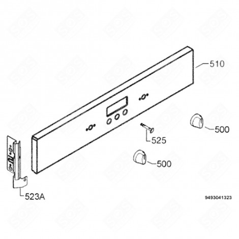 TASTO (CODICE 525) FORNI, FORNELLI ELETTRICI E A GAS - 3550378065