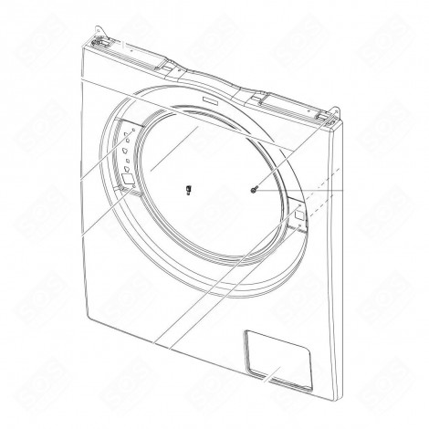 TELAIO ANTERIORE DELLA PORTA ORIGINALE LAVATRICE - DC97-19359A