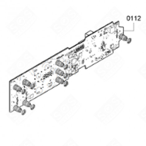 SCHEDA ELETTRONICA, MODULO DI CONTROLLO LAVATRICE - 00655051