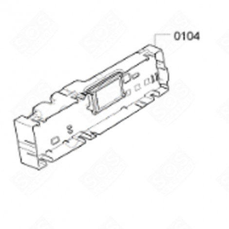 MODULO DI COMANDO - SCHEDA ELETTRONICA ASCIUGATRICE - 00651684