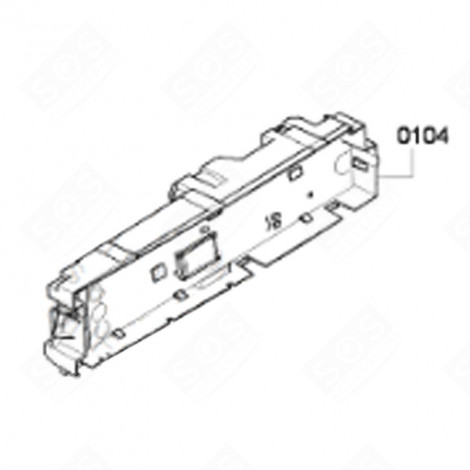 MODULO DI COMANDO - SCHEDA ELETTRONICA ASCIUGATRICE - 00650217