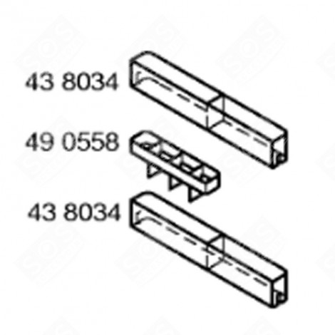 RIPIANO SUPERIORE (CODICE 438034) FRIGORIFERO, CONGELATORE - 00438034