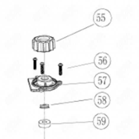 KIT CUSCINETTO (CODICE 57 + 59) ROBOT DA CUCINA E CUOCITUTTO - CU001278