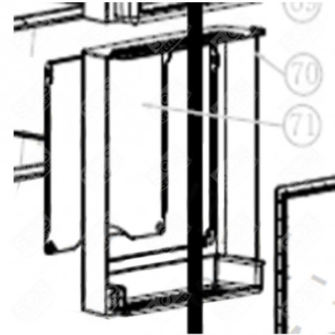 KIT DAMPER (CODICE 70) FRIGORIFERO, CONGELATORE - FR000950