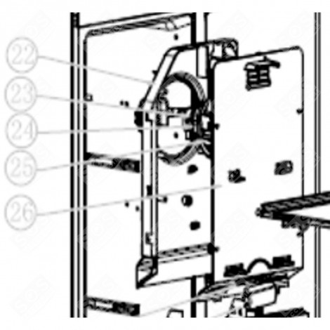 VENTILATORE + CONVOGLIATORE (CODICE 26) FRIGORIFERO, CONGELATORE - FR000926