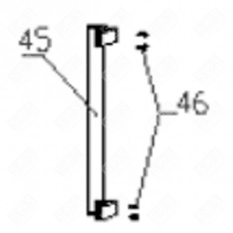 MANIGLIA (RIFERIMENTO 45) FRIGORIFERO, CONGELATORE - FR004735