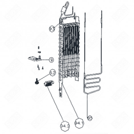 SONDA DI TEMPERATURA (CODICE 93) FRIGORIFERO, CONGELATORE - FR005519