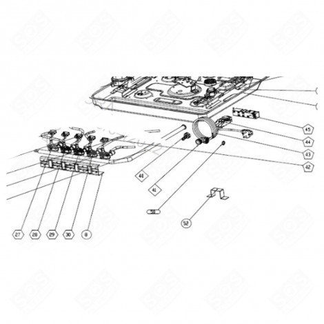 MICROINTERRUTTORI (RIFERIMENTO 42) FORNI, FORNELLI ELETTRICI E A GAS - CU000853