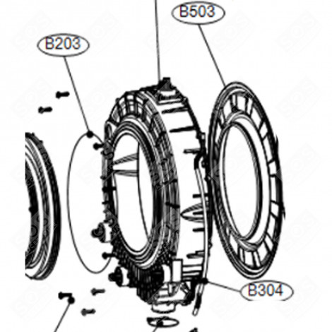 ANELLO DI TENUTA HUBLOT INT (CODICE B203) LAVATRICE - LA000076