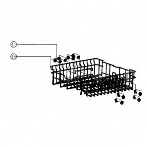 CESTELLO SUPERIORE (RIFERIMENTO 19) LAVASTOVIGLIE - LA000097