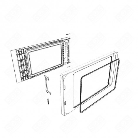 PORTA COMPLETA ORIGINALE FORNI A MICROONDE - 00772425