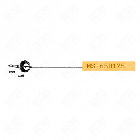 PULSANTE + ASSE DI BLOCCAGGIO ROBOT DA CUCINA E CUOCITUTTO - MS-650175, MS-652808