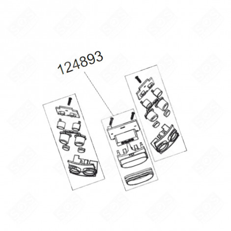 DISPLAY GR KW40 NUMERO 124893 MACCHINA DA CAFFÃ, CAFFETTIERA - 691653266