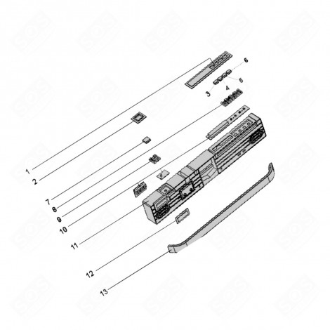 SCHEDA ELETTRONICA, RIFERIMENTO 10 LAVASTOVIGLIE - 1062952, 34421502