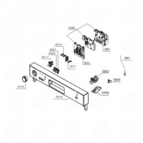 FASCIA DI RIFERIMENTO 3010 LAVASTOVIGLIE - 1754130173