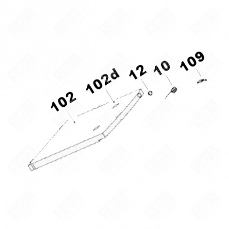 PULSANTE TERMOSTATO (CODICE 12) FRIGORIFERO, CONGELATORE - 49024091