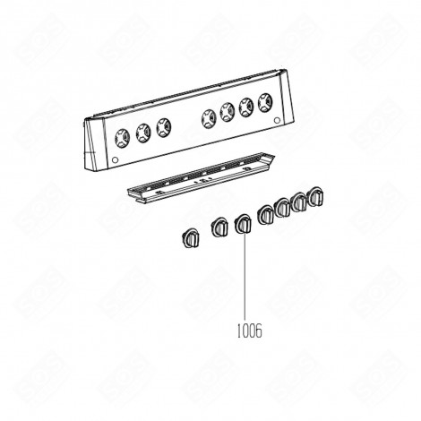 INTERRUTTORE + LEVA (CODICE 1006) FORNI, FORNELLI ELETTRICI E A GAS - 250315621