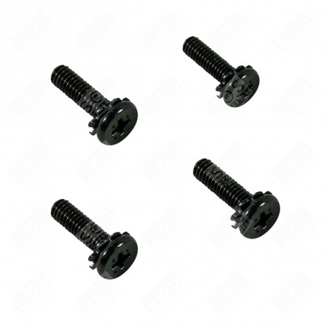 SET DI 4 VITI DI COLLEGAMENTO PIEDE (4X16MM) TELEVISIONI, TELEVISORI, TV - FAB30016105, FAB30016125