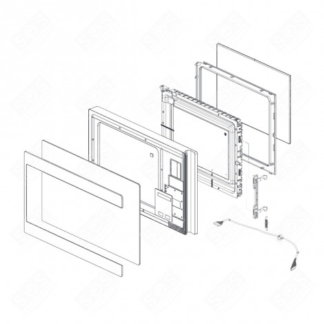 SPORTELLO FORNI A MICROONDE - ADC75466008