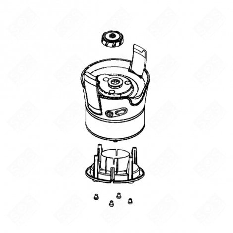 BLOCCO MOTORE COMPLETO ROBOT DA CUCINA E CUOCITUTTO - SS-994364, SS-203258