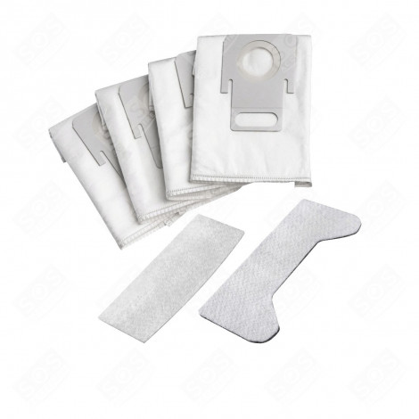 SCATOLA DI 4 SACCHETTI + 1 MICROFILTRO + 1 FILTRO A CARBONE ATTIVO ASPIRAPOLVERE - 787246