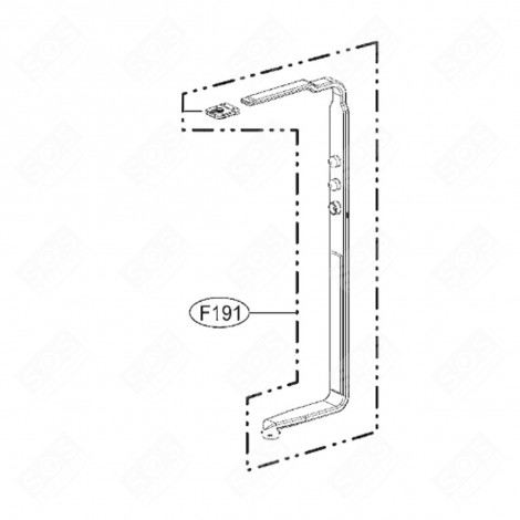 GUIDA (MARCA F191) LAVASTOVIGLIE - 4975DD2003D