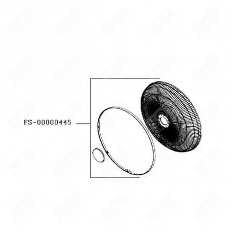 GRIGLIA ANTERIORE VARI PICCOLI ELETTRODOMESTICI - FS-00000445, FS00000445