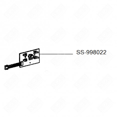 SCHEDA DI CONTROLLO ELETTRONICA VARI PICCOLI ELETTRODOMESTICI - SS-203802, SS-7222059688