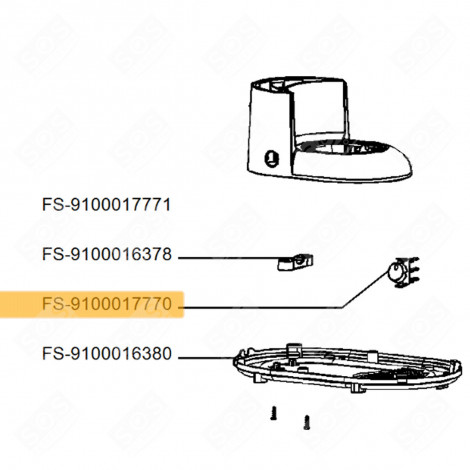 INTERRUTTORE MACCHINA DA CAFFÃ, CAFFETTIERA - FS-9100017770, FS9100017770