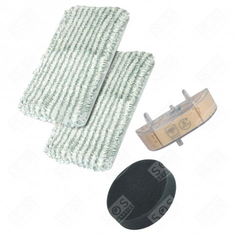 KIT SALVIETTE + FILTRO + CASSETTA CLEAN & STEAM ASPIRAPOLVERE - ZR005801