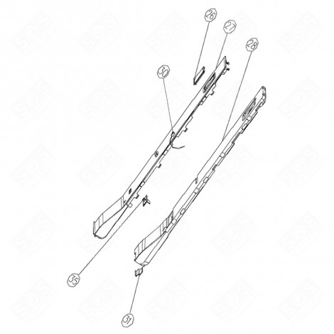 SONDA DI TEMPERATURA (CODICE N°30) FRIGORIFERO, CONGELATORE - 1058070, 53041023