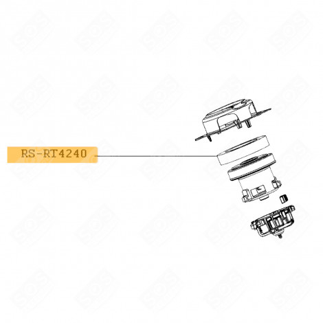 MANICOTTO DI SCHIUMA MOTORE ASPIRAPOLVERE - RS-RT4240